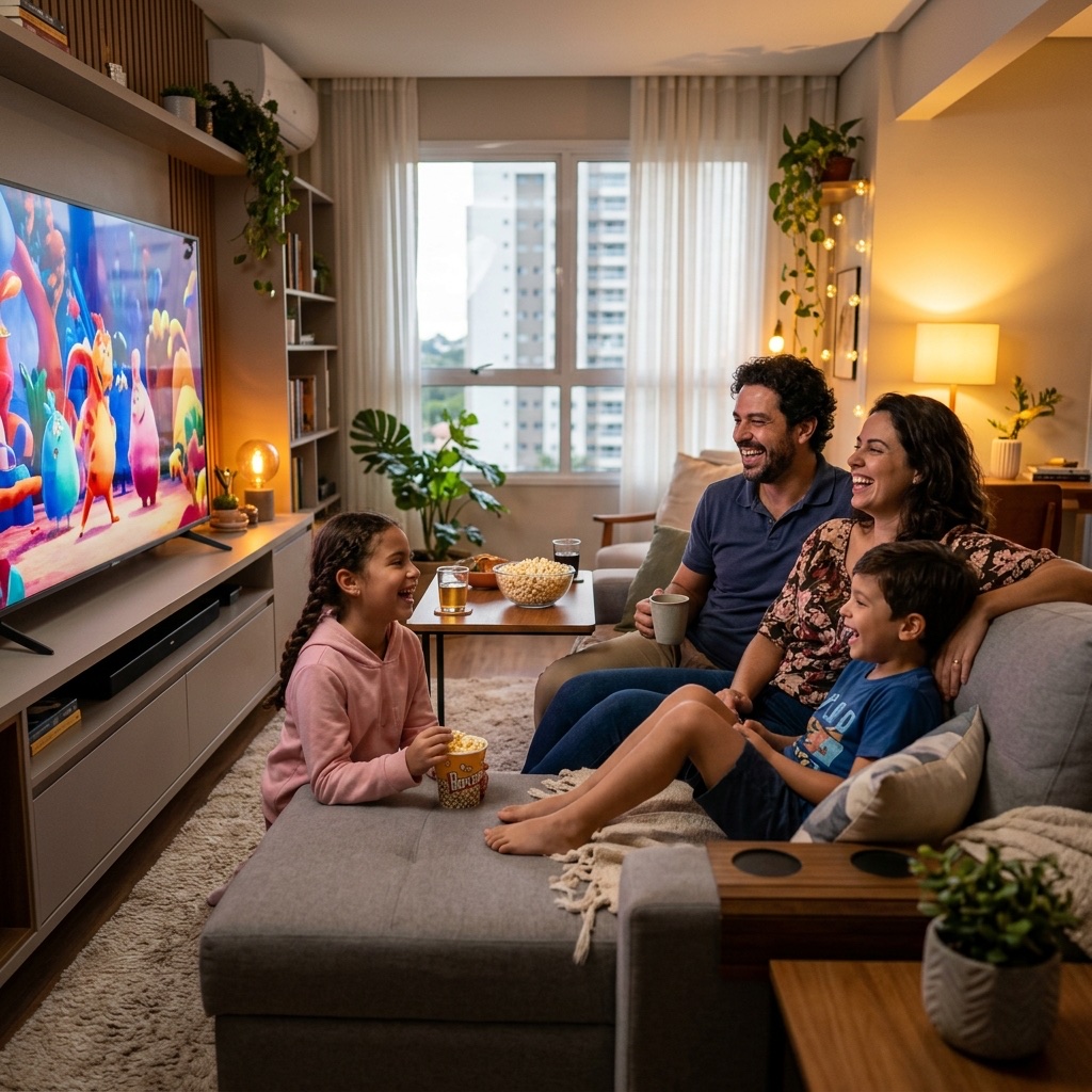 Família conectada RC Fibra Net